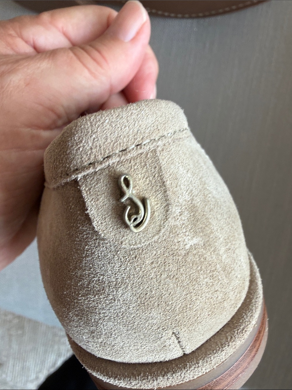 Sam Edelman Women’s Birch Suede loafer. Warm sand. Size 8. New in Box - Picture 4 of 9
